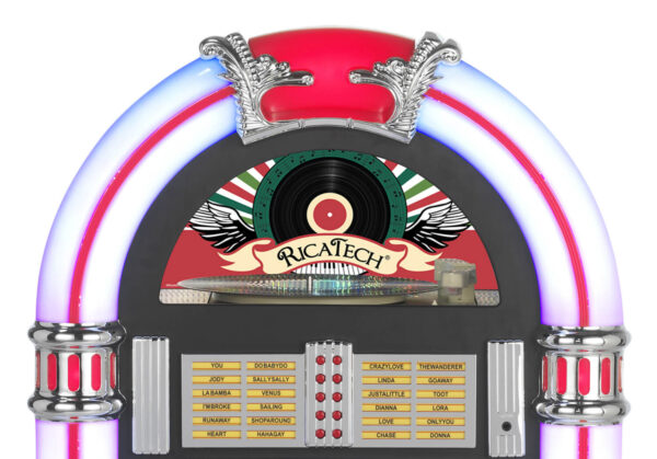 Ricatech RR3100 XXL Retro Classic LED Jukebox with USB/SD encoding - Image 5