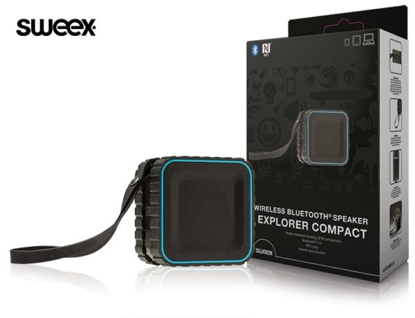 Sweek Kompakti langaton Bluetooth-kaiutin Explorer