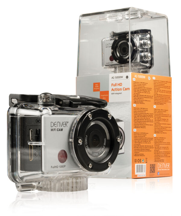 Denver Full HD action camera 1080p waterproof DV-AC-5000W - Image 3