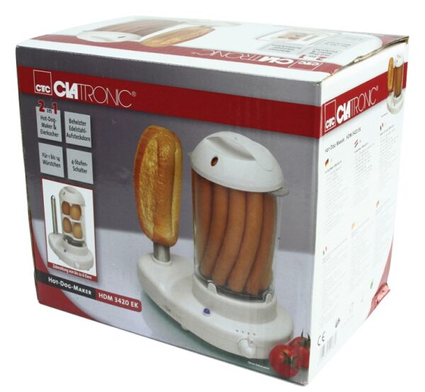 Clatronic Hotdog kone ja munankeitin HDM3420 - Image 3