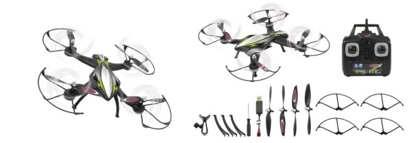 Jamara R/C Drone F1X 4+7 Channel RTF / Photo / Video / Gyro Inside / With Lights - Image 3