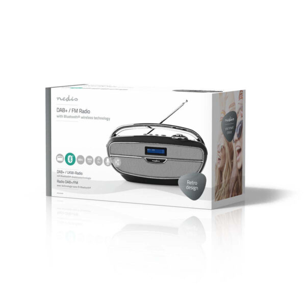 Nedis Digitaalinen DAB+-Radio 60 W FM Bluetooth® - Image 4