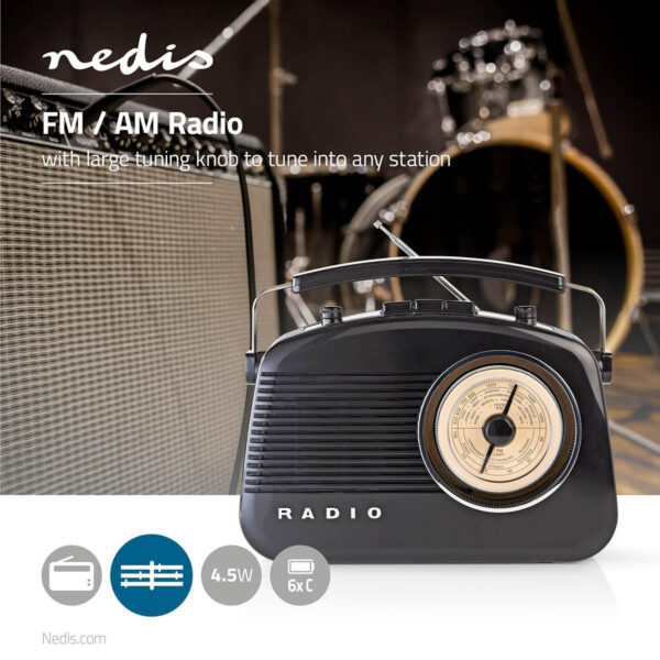 Kannettava RETRO FM-radio FM / AM - Image 3