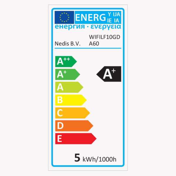 Wi-Fi LED -Älypolttimo E27 A60 5 W 500 lm - Image 6