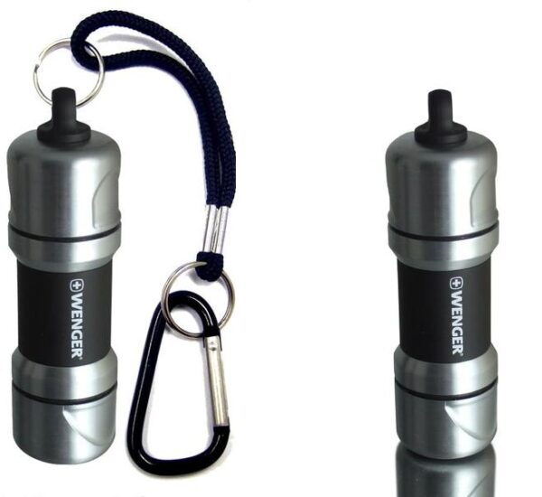 Wenger Clava Wind Proof -sytytin KaasusytytinChrome Satin/Black - Image 2