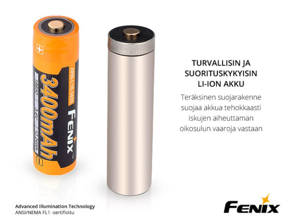 Fenix Akkuparisto  18650 3400 mAh - Image 3