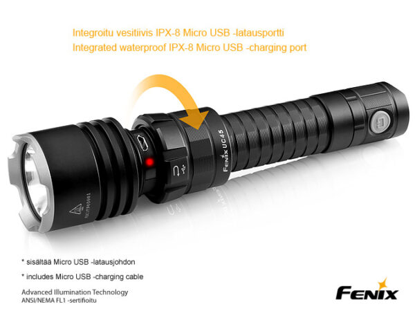 Fenix UC45 ladattava Valaisin - Image 3