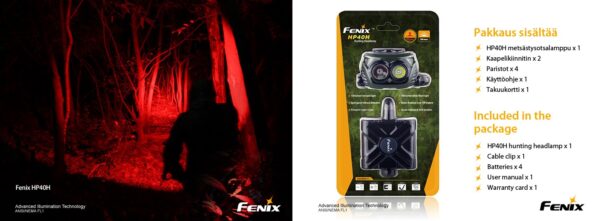 Fenix HP40H(Hunting) Otsavalaisin metsästykseen. NEW! - Image 3