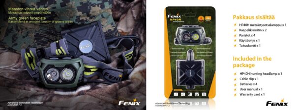 Fenix HP40H otsavalaisinpaketti Tarjous! - Image 2