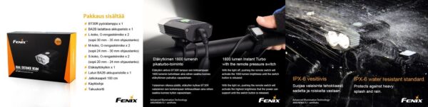 Fenix BT30R Ladattava Pyörälamppu - Image 3