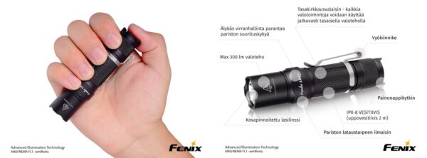 Fenix LD11 taskulamppu - Image 2