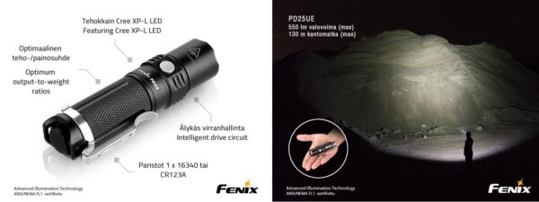 Fenix PD25 Ultimate Edition minivalaisin. 2015 - Image 3