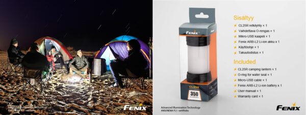 Fenix CL25R Ladattava Retkilyhty - Image 3