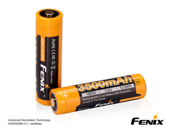 Fenix Akkuparisto 18650 ARB-L18-3500 mAh Li-ion