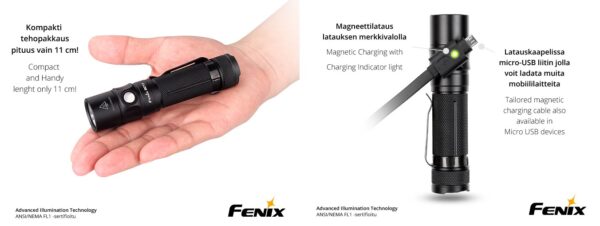 Fenix RC11 magneettiladattava minilamppu - Image 2