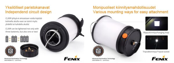 Fenix CL30R Ultratehokas ladattava retkilyhty - Image 2