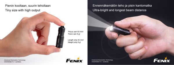 Fenix UC02 USB Minilamppu 2016! - Image 2