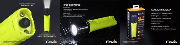 Fenix SE10 ATEX Taskulamppu ammattikäyttöön - Image 3