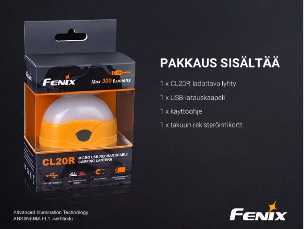 Fenix CL20R ladattava retkilyhty - Image 3