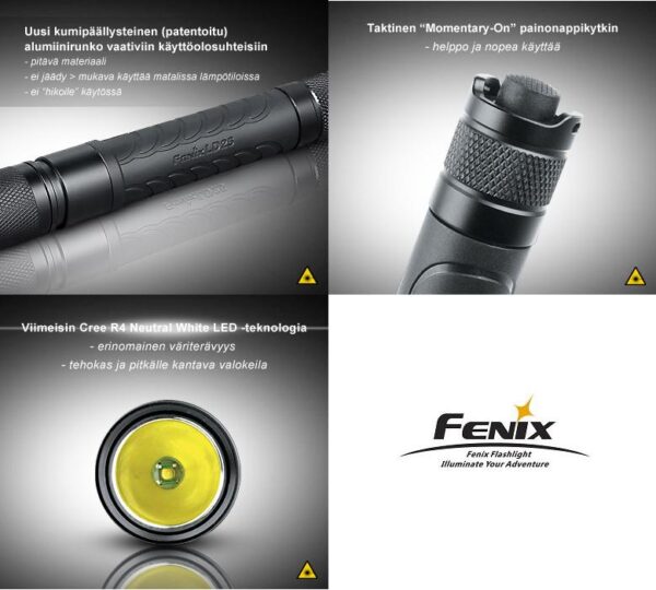 Fenix LD25 Neutral White R4 valaisin - Image 2