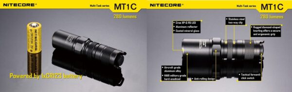 NiteCore MT1C Taktinen valaisin! - Image 3