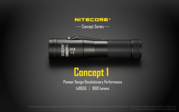 NiteCore Consept1 Käsivalaisin (1800 lumen 220m kantama - Image 2