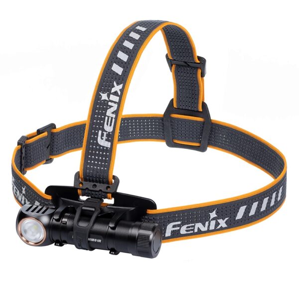 Fenix HM61R monitoimiotsalamppu punavalolla.