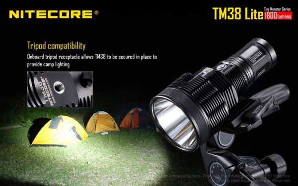 NiteCore TM38 LITE, 1800 lumen Taktinen taskulamppu - Image 3