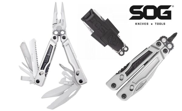 SOG PowerPlay + Molded Sheath PX1001-CP,kovakotelo