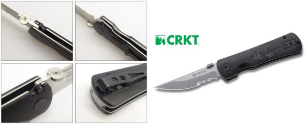 CRKT 2901 Heiho Hissatsu Veff Serrations Taittoveitsi - Image 3