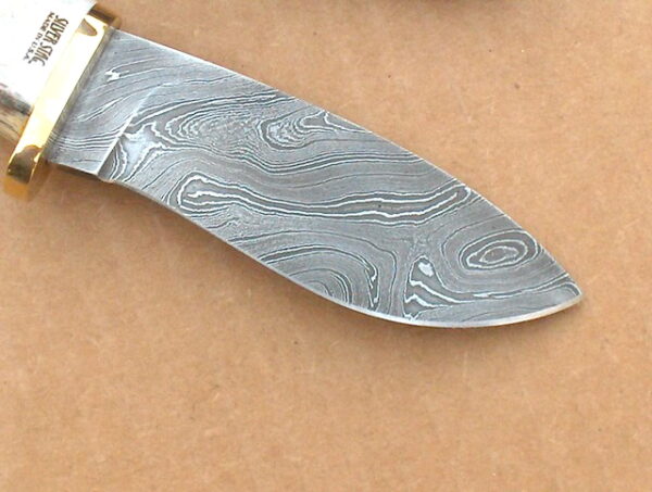 Silverstag damascus crown twistpuukko - Image 3
