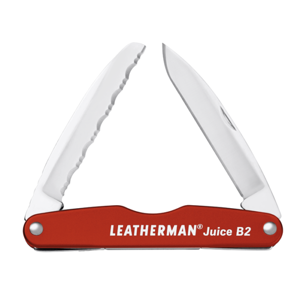 Leatherman JUICE B2 Taittoveitsi Cinnabar Red