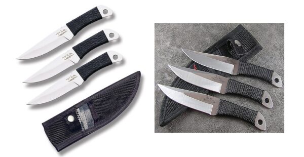 GH 0949 Gil Hibben Heittoveitsi setti/3KPL - Image 2