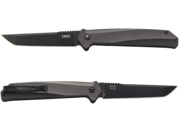 CRKT K500GKP HELICAL™ BLACK WITH D2 BLADE STEEL Designed by Ken Onion in Kaneohe - Image 2