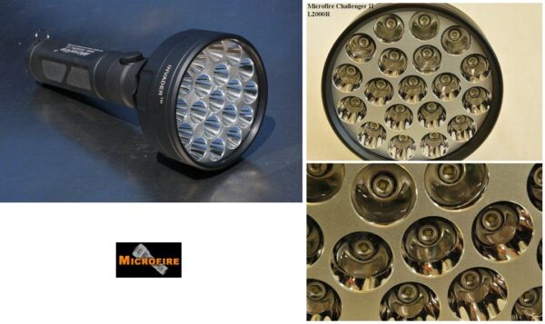 Microfire L2000R 19 x CREE Q5 LED valaisin. - Image 2