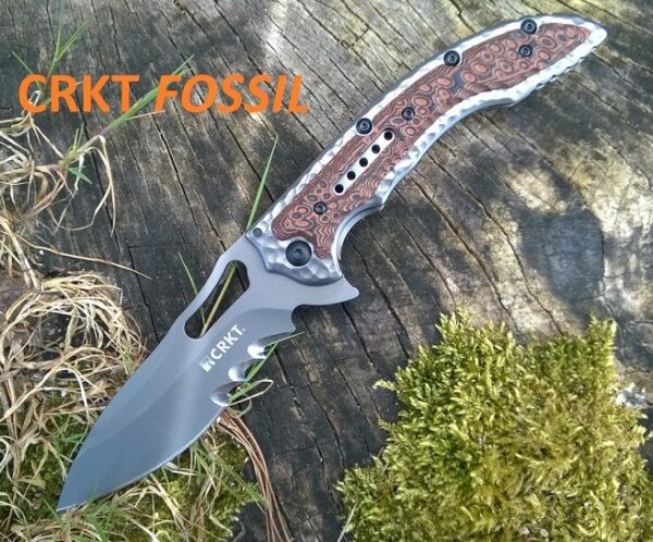 CRKT Fossil 5471K Large Veff Serrations Taittoveitsi