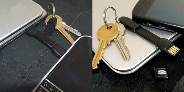 True Utility TU-290B/W USB MobileCharger Keyring Accessories - Image 2