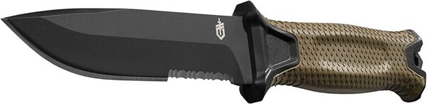 GERBER STRONGARM BLACK SERRATED BLADE COYOTE BROWN HANDLES - Image 5