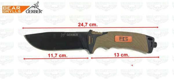 Gerber Bear Grylls Pro Fixed Blade 0870115C multifunction survival knife - Image 2