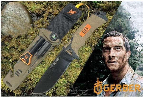 Gerber Bear Grylls Pro Fixed Blade 0870115C multifunction survival knife - Image 4