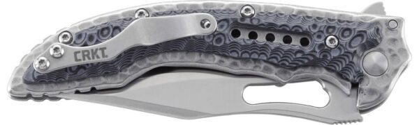 CRKT 5462 Fossil Black Compact Clip Point Folding Knife taittoveitsi - Image 6