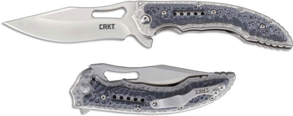 CRKT 5462 Fossil Black Compact Clip Point Folding Knife taittoveitsi - Image 10