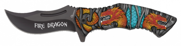 Martinez 18818 - Albainox 3D Dragons pocket knife. L 8.5