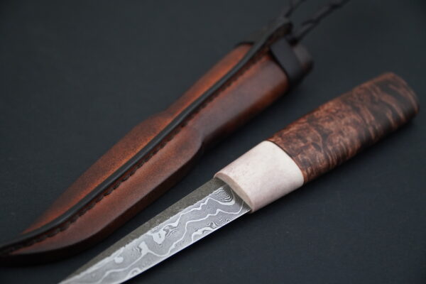 ML Custom Knives Damascuspuukko - Image 4