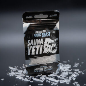 Sauna Yeti – erittäin vahva menthol kide!Uutuus.