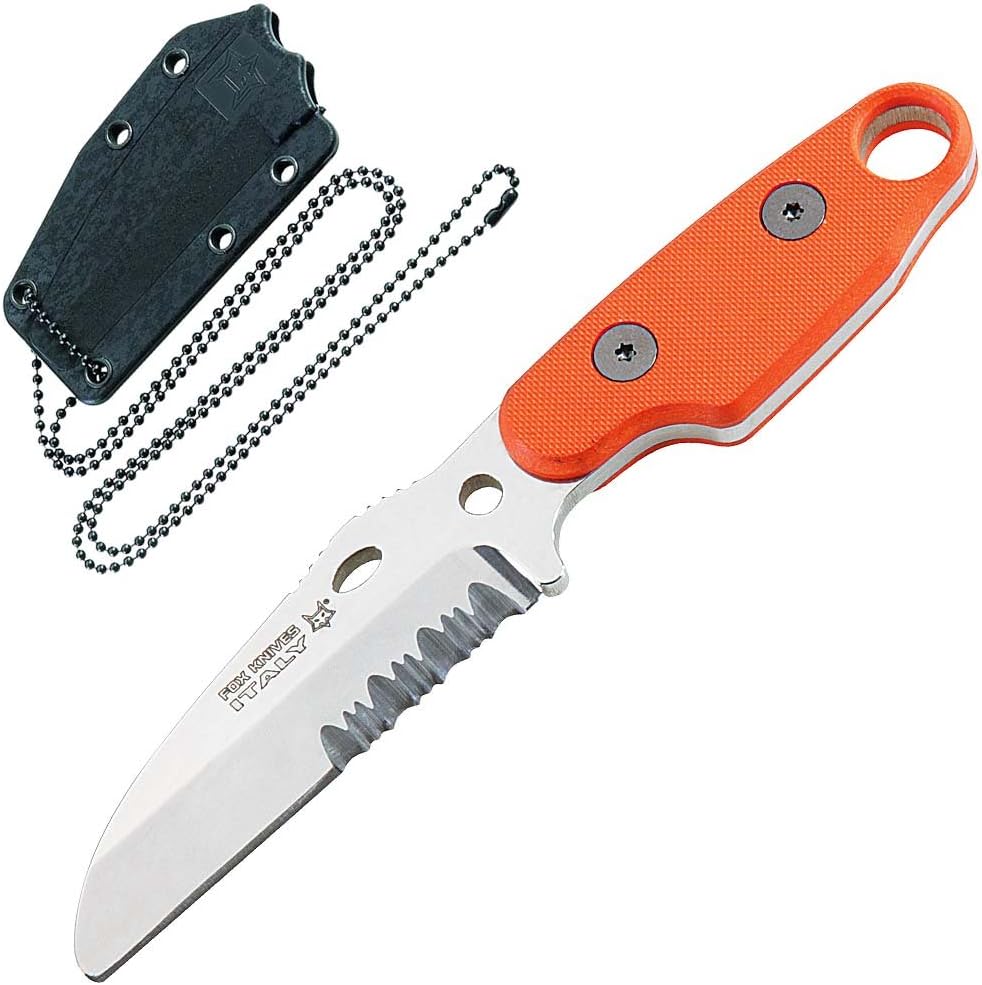 Fox Knives COMPSO Neck Knife FX-303 OR - Image 5